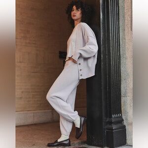 Free People | Hailee Waffle Stitch Cardigan & Pants